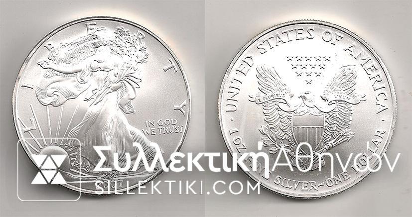 USA Silver Dollar 2007 UNC
